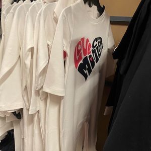 Pink white and black Moncler Onesie